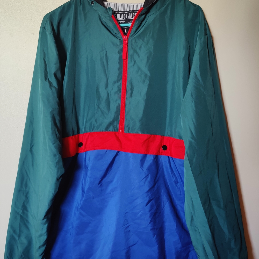 Colorblock Windbreaker Jacket